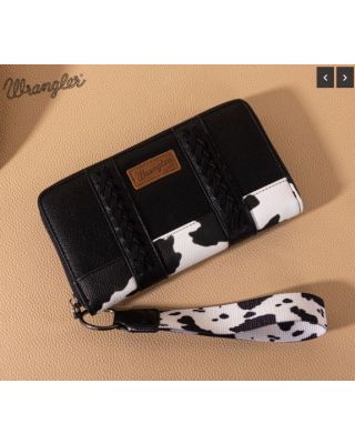 WG102-W006 BK Wrangler Cow Print Wall