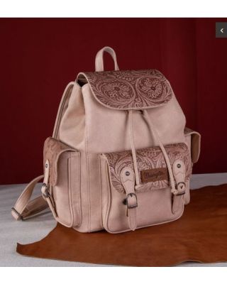 WG12-9110B TN Wrangler Vintage Floral Tooled Backpack