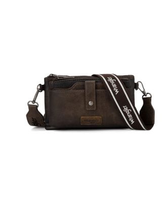 WG120-209 CF Wrangler Dual Zipper Compartment Crossbody Bag