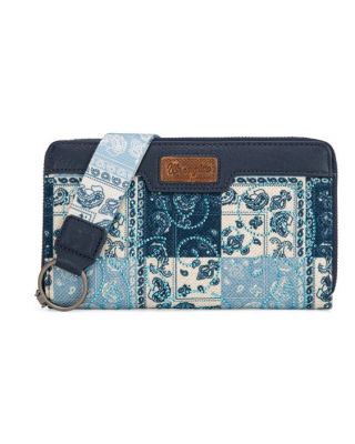 WG138-W006 JN Wrangler Bandana Paisley Print Wallet