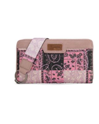 WG138-W006 PK Wrangler Bandana Paisley Print Wallet
