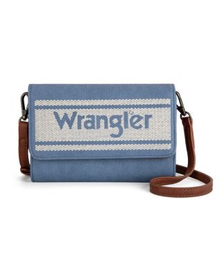 WG171-1833 JN Wrangler Logo Waxed Canvas Wallet/Crossbody