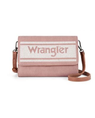WG171-1833 PK Wrangler Logo Waxed Canvas Wallet/Crossbody