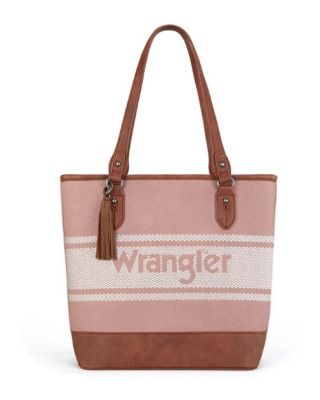 WG171G-2002 PK Wrangler Logo Waxed Canvas Tote