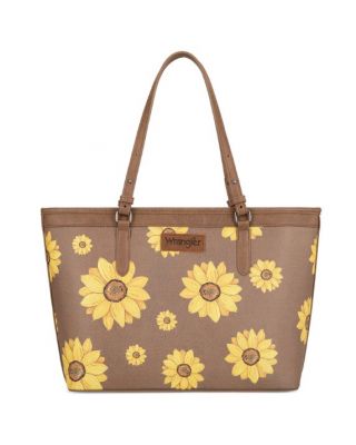 WG204-2002KHI Wrangler Sunflower Print Tote Bag