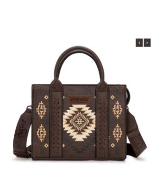 WG2206-8120S CF Wrangler Aztec Pattern Print -Tote/Crossbody