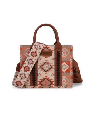 WG2209-8120S TN Wrangler Aztec Pattern Dual Sided Print -Tote/Crossbody