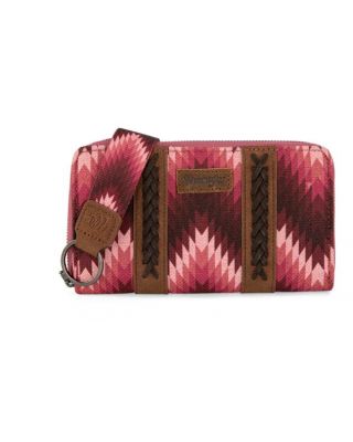 WG2211-W006 D PK Wrangler Southwestern Art Print Wallet