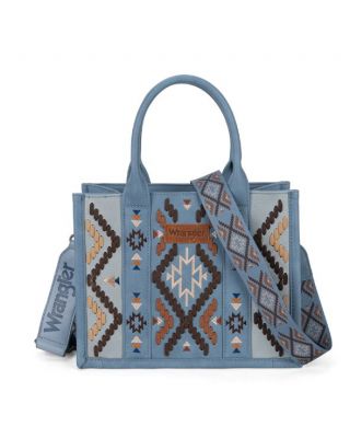 WG2214-8120  JN Wrangler Aztec Embroidered Tote/Crossbody 