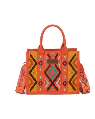 WG2214-8120  OR Wrangler Aztec Embroidered Tote/Crossbody 