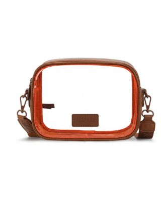WG229-603 BR Wrangler Clear Crossbody Bag/Stadium Bag