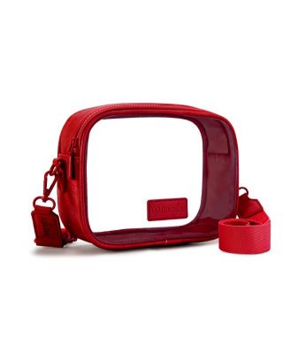 WG229-603 RD Wrangler Clear Crossbody Bag/Stadium Bag