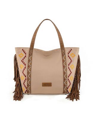 WG233-2002 TN Wrangler Aztec Embroidered Large Tote BaG