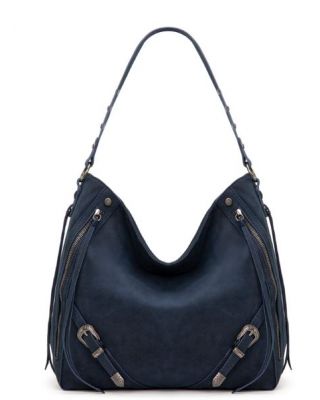 WG245-918 NV Wrangler Buckle Hobo/Crossbody Bag