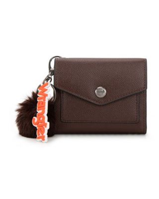WG274-W079 CF Wrangler Tri-Fold Wallet with Keyring Pom Pom
