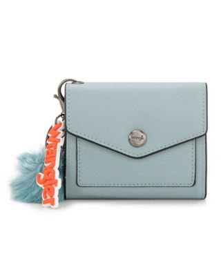 WG274-W079 JN Wrangler Tri-Fold Wallet with Keyring Pom Pom