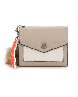 WG274-W079 KH-WT Wrangler Tri-Fold Wallet with Keyring Pom Pom