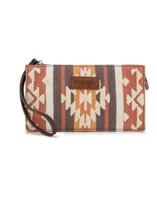 WG275-181 CF Wrangler Sherpa Aztec Canvas Clutch