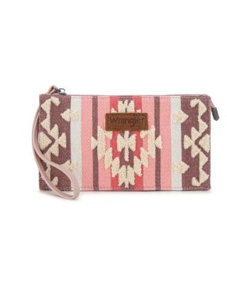 WG275-181 PK Wrangler Sherpa Aztec Canvas Clutch