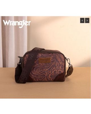 WG277-1833CF Wrangler Vintage Floral Printed Small Crossbody Bag 