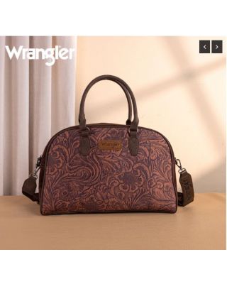 WG277-5110CF Wrangler Vintage Floral Printed Duffle Bag