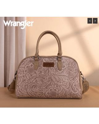 WG277-5110KH Wrangler Vintage Floral Printed Duffle Bag