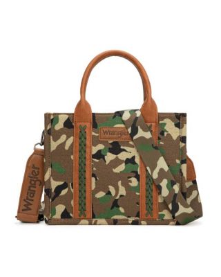 WG286-8120SGN Wrangler Camo Print Concealed Carry Tote/Crossbody