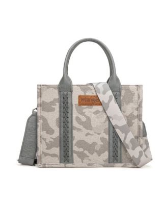 WG286-8120SGY Wrangler Camo Print Concealed Carry Tote/Crossbody