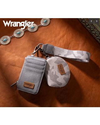 WG286-W0051GY Wrangler Camo Print Dual Pouch Wristle