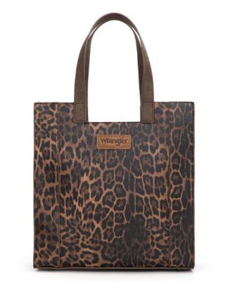 WG296-8900CF Wrangler Leopard Print Tote Bag