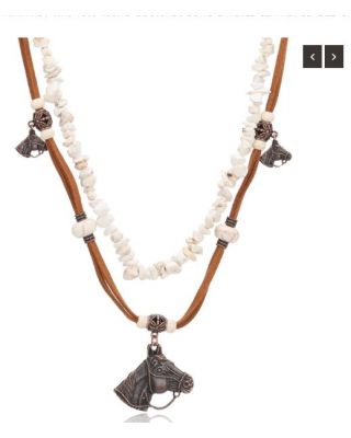 WNS-1050 WT Rustic Couture's Boho Layered Leather