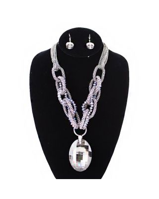 YNE2873 BD HEM BLACK NEKLACE