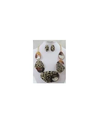 YNE3632G G/LP NECKLACE SET