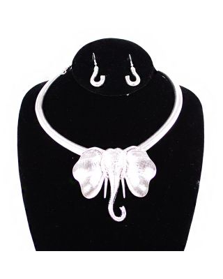 YNE3852 S ELEPHANT NECKLACE SET