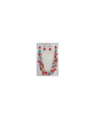 YNE4079 MT BEAD NECKLACE