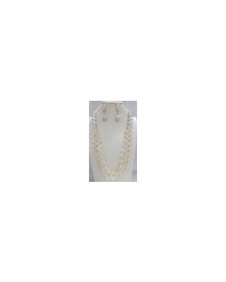 YNE4079 WT BEAD NECKLACE