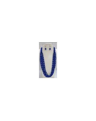 YNE4080 BL BEAD NECKLACE