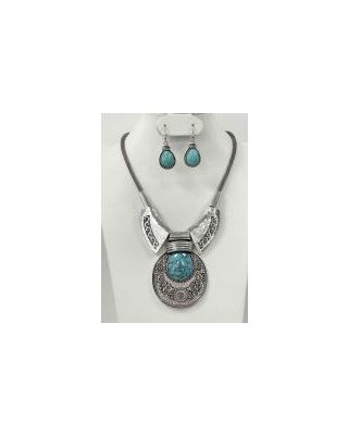 YNE4101 TQ NECKLACE SET
