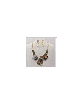 YNE4123 GBL NECKLACE SET