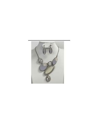 YNE4128S WT NECKLACE SETS