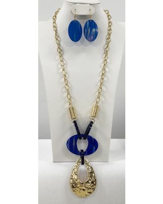 YNE4817 GBL GOLD NECKLACE SET