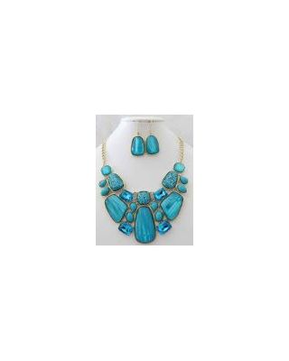 YNE5066 GBL NECKLACE SET