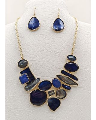 YNE5087 GBL NECKLACE SET