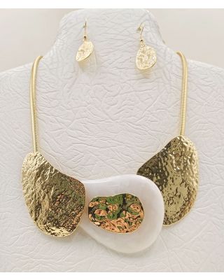 YNE5147G WT NECKALACE SET