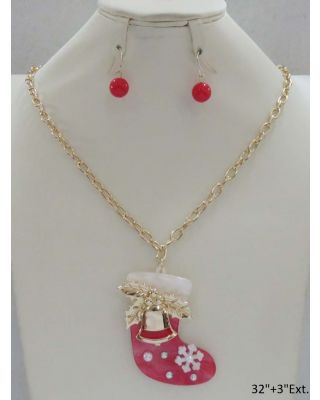 YNE5157G G XMAS TREE LONG NK SET 32"+3