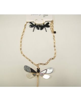 YNE5172 BK NECKLACE SET