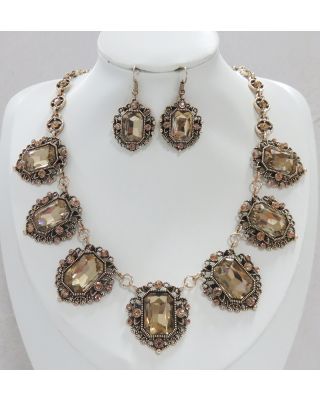 YNE5206G BN NECKALACE SET