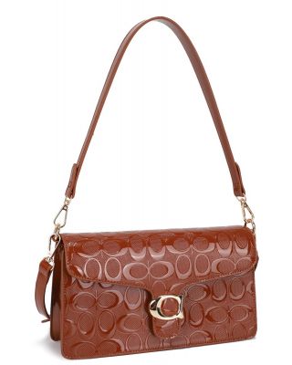 ZM-20723A CG PATENT CROSSBODY BAG