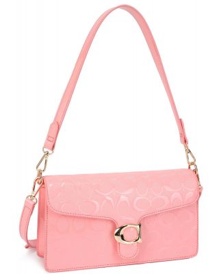 ZM-20723A PK PATENT CROSSBODY BAG