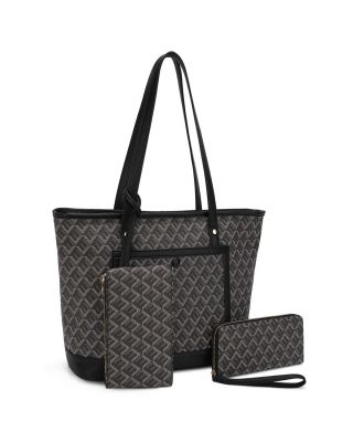 ZS-31448 BK DESIGNER MONO GLAM 3PC SETS